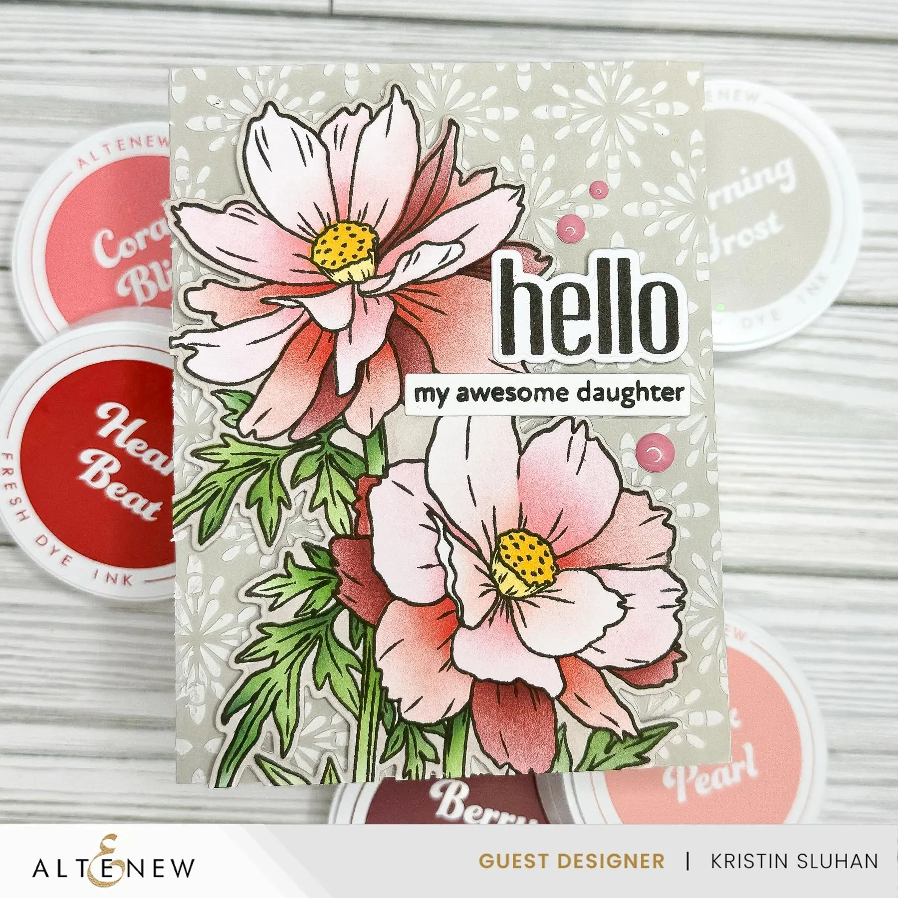 Altenew Tea Party Fresh Dye Ink Pad - Berry Mocha