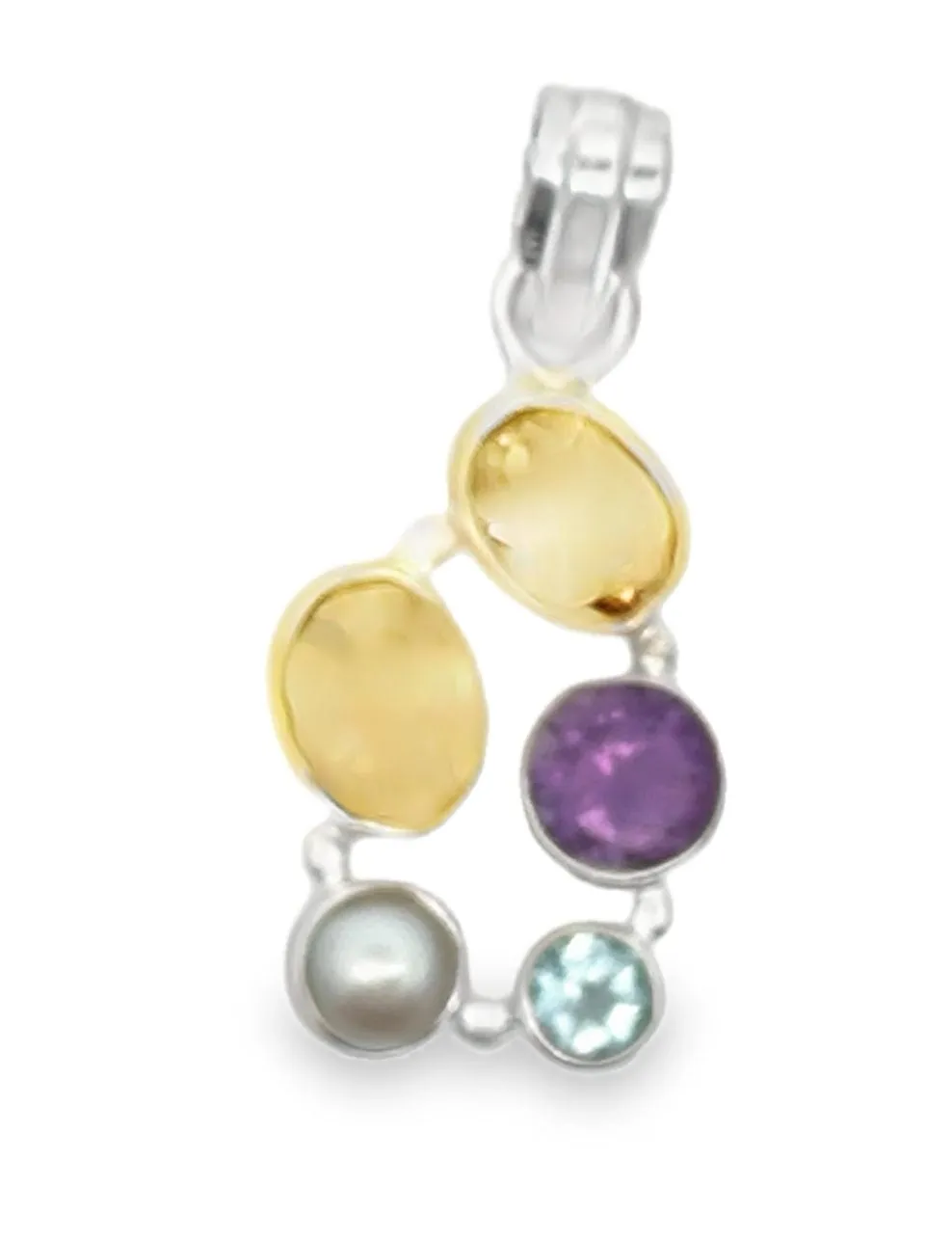 Amethyst and Citrine Pendant