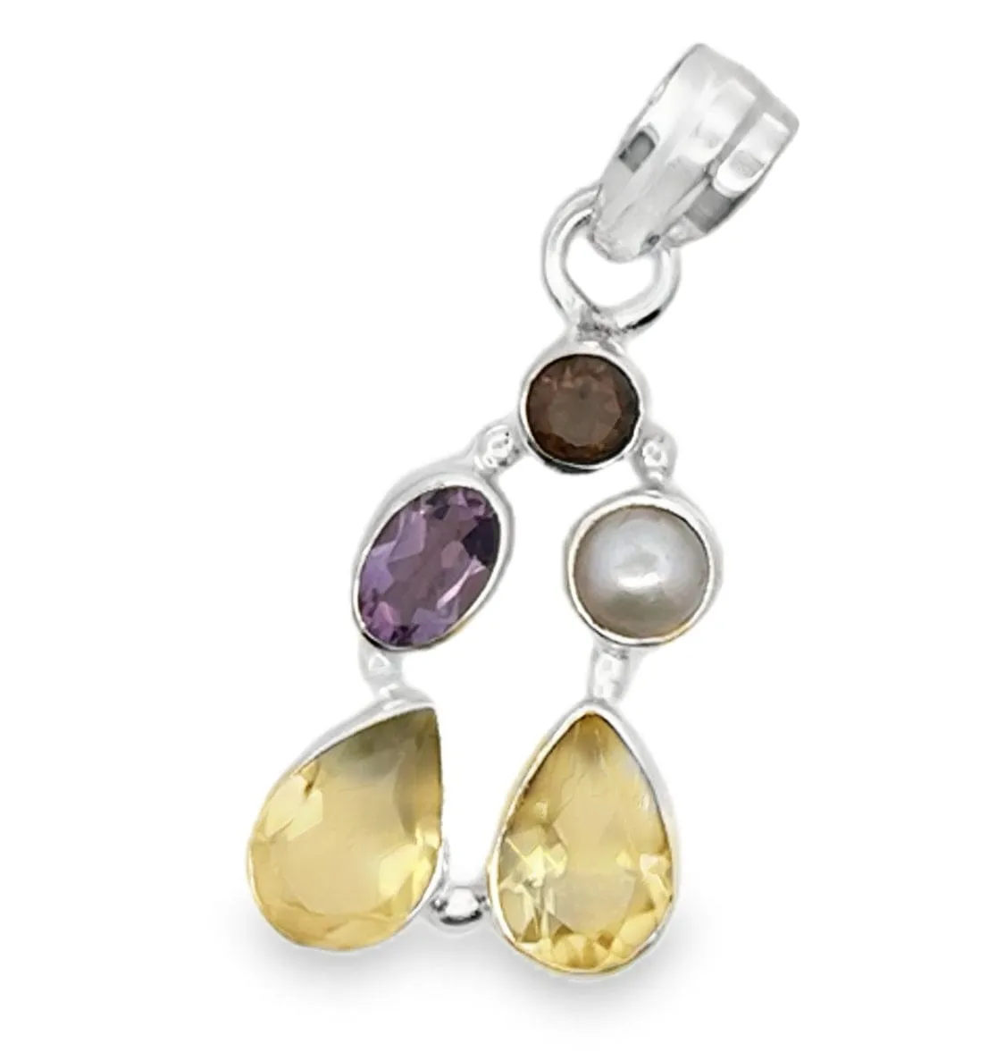 Amethyst and Citrine Pendant