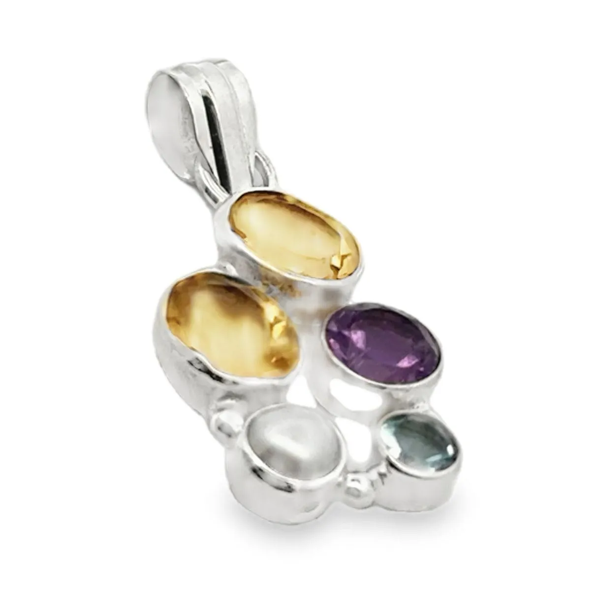 Amethyst and Citrine Pendant