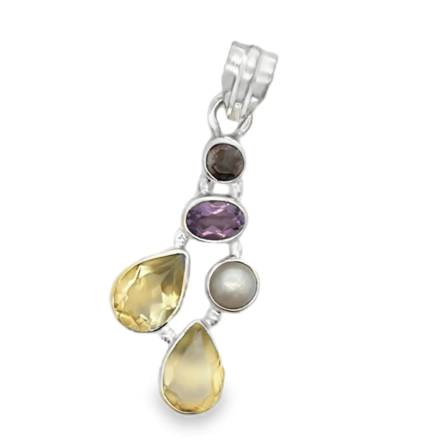 Amethyst and Citrine Pendant