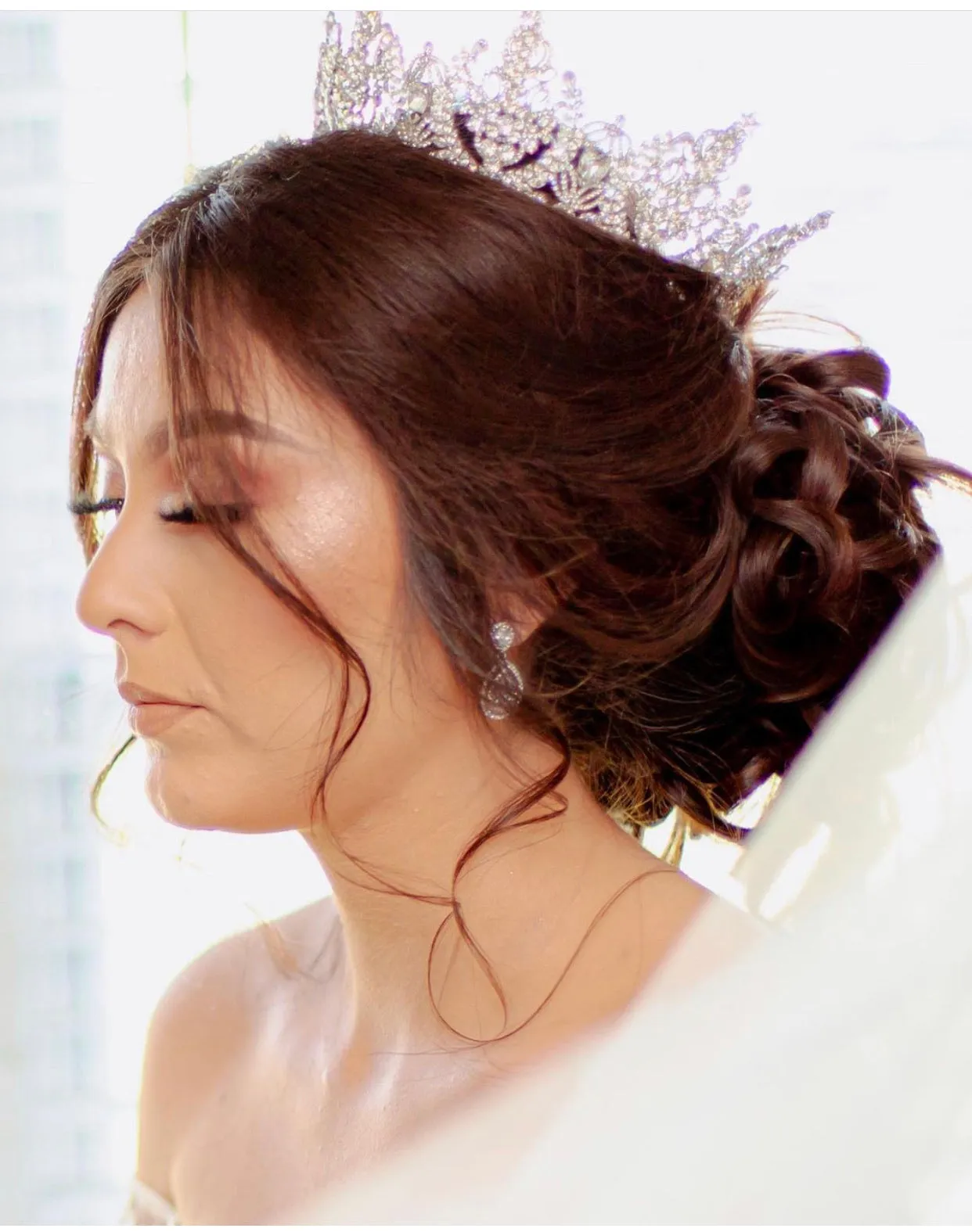AURORA Full Crown, Swarovski Bridal Full Crown