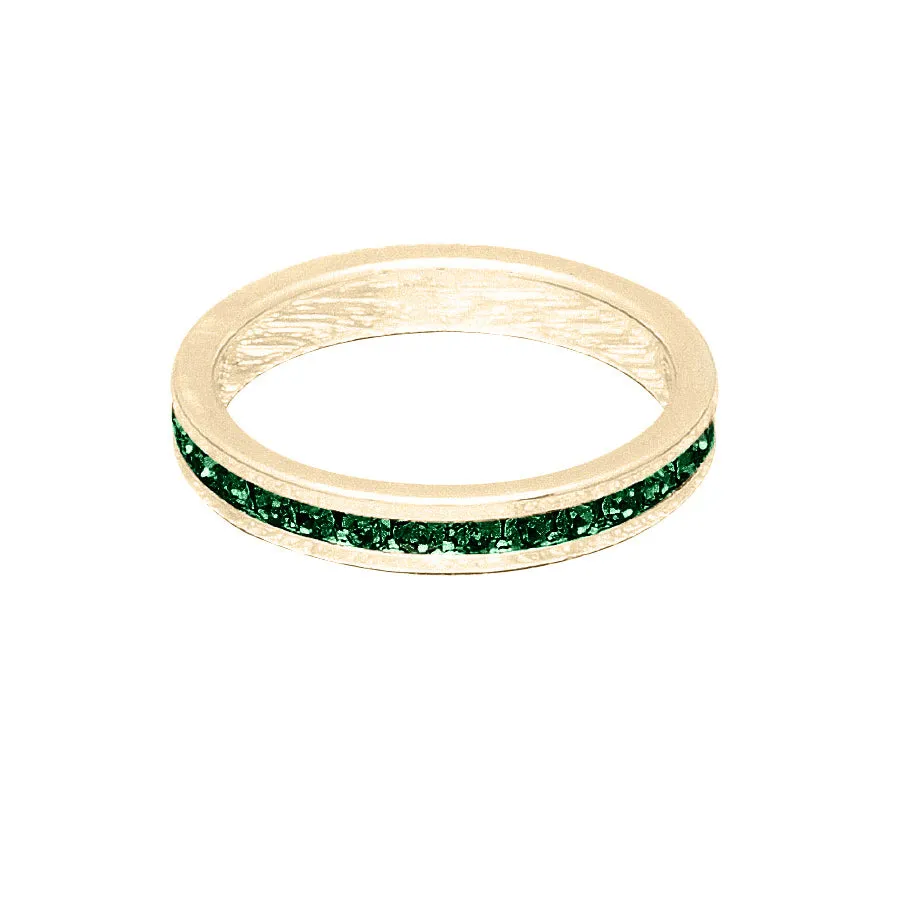 Birthstone Stackable Rings (Yellow)