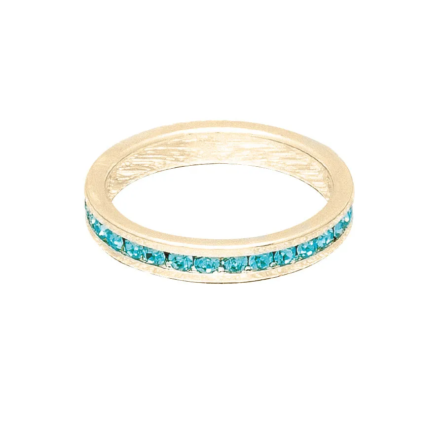 Birthstone Stackable Rings (Yellow)