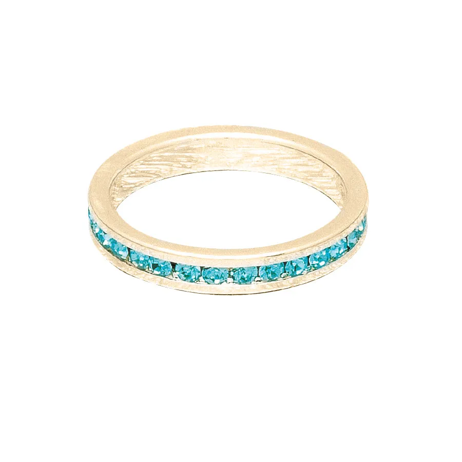 Birthstone Stackable Rings (Yellow)