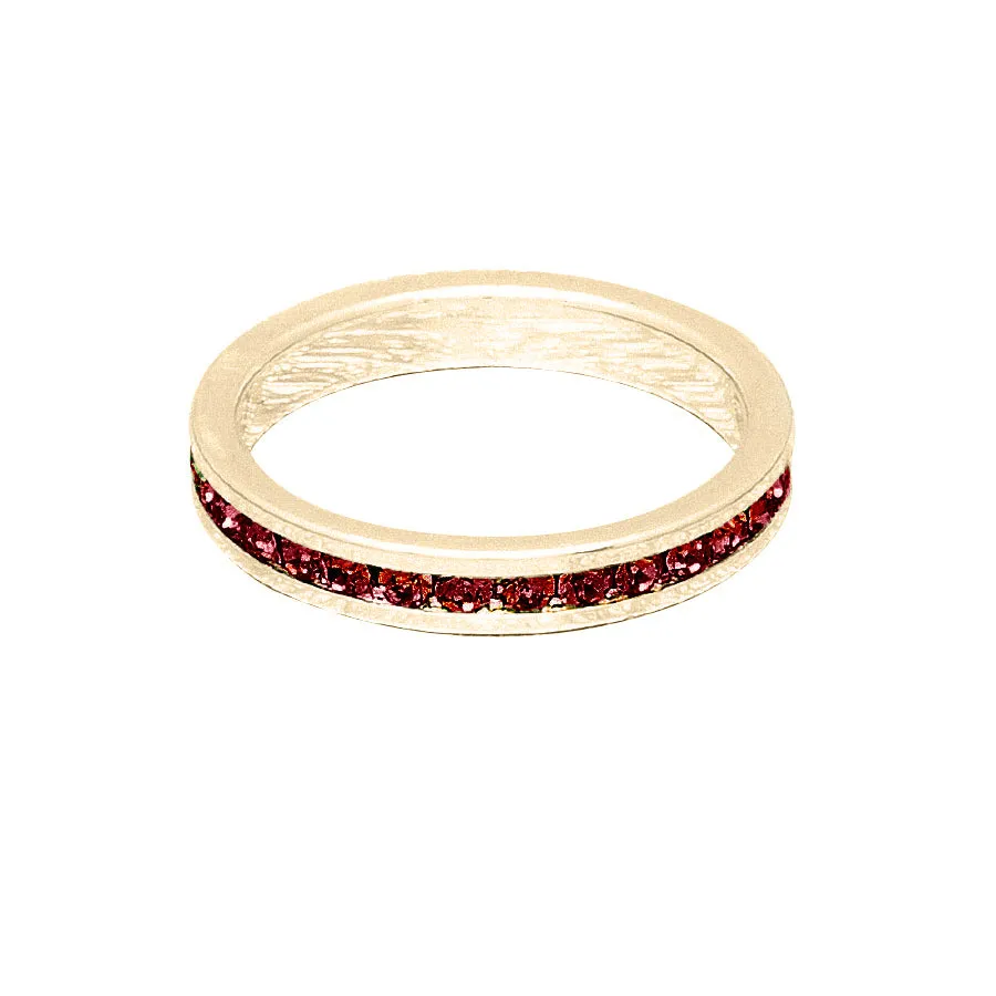 Birthstone Stackable Rings (Yellow)