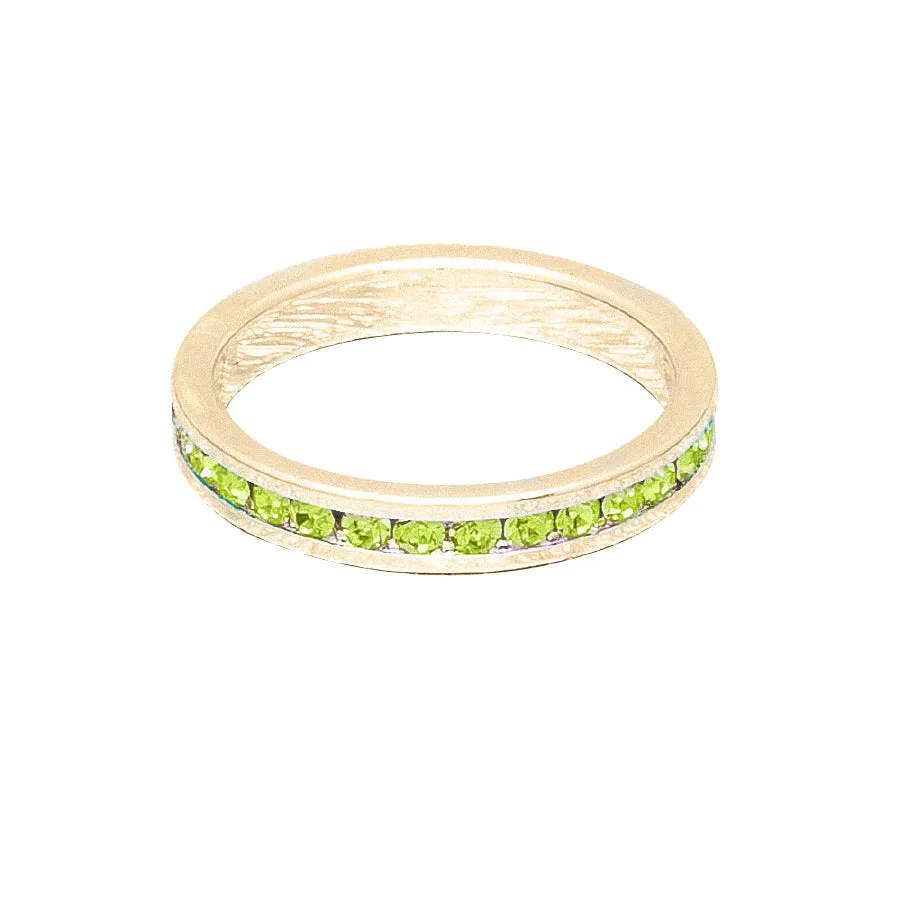 Birthstone Stackable Rings (Yellow)