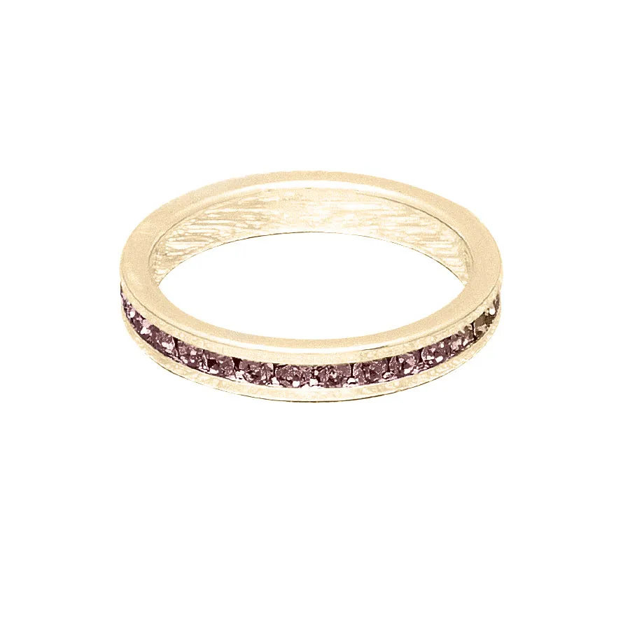 Birthstone Stackable Rings (Yellow)