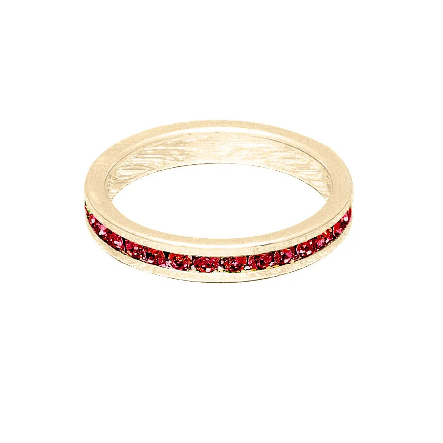 Birthstone Stackable Rings (Yellow)