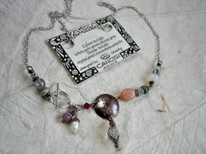 Cancer Zodiac Necklace, Personlized Birthstone Jewelry