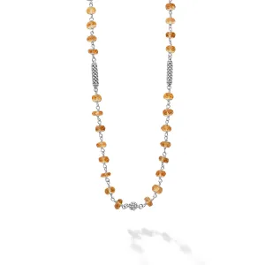 Caviar Icon Citrine Beaded Necklace