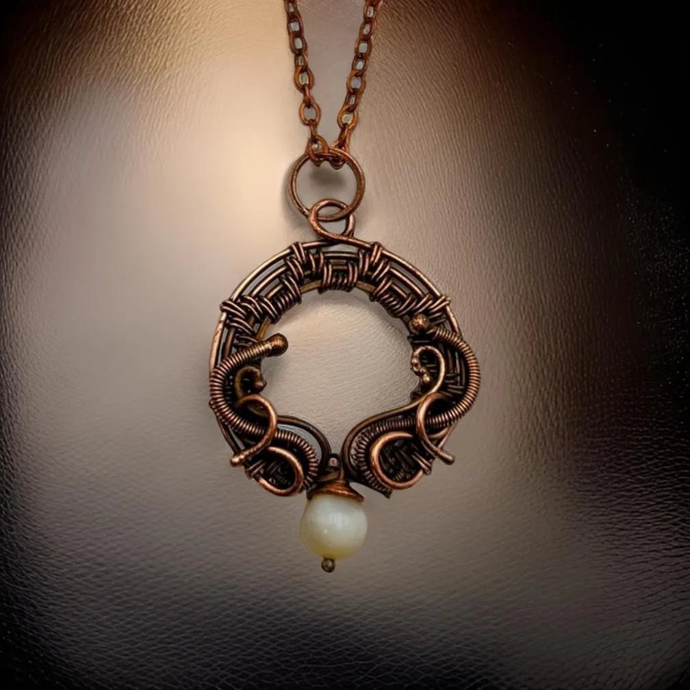 Copper, Moonstone, Necklace