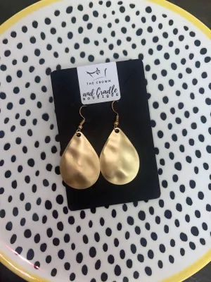 Gold Drop Earrings Gold Drop Earrings