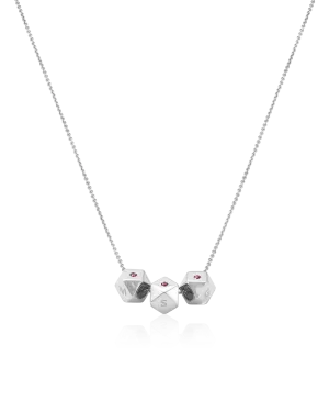 Hedra Necklace - 925 Sterling Silver