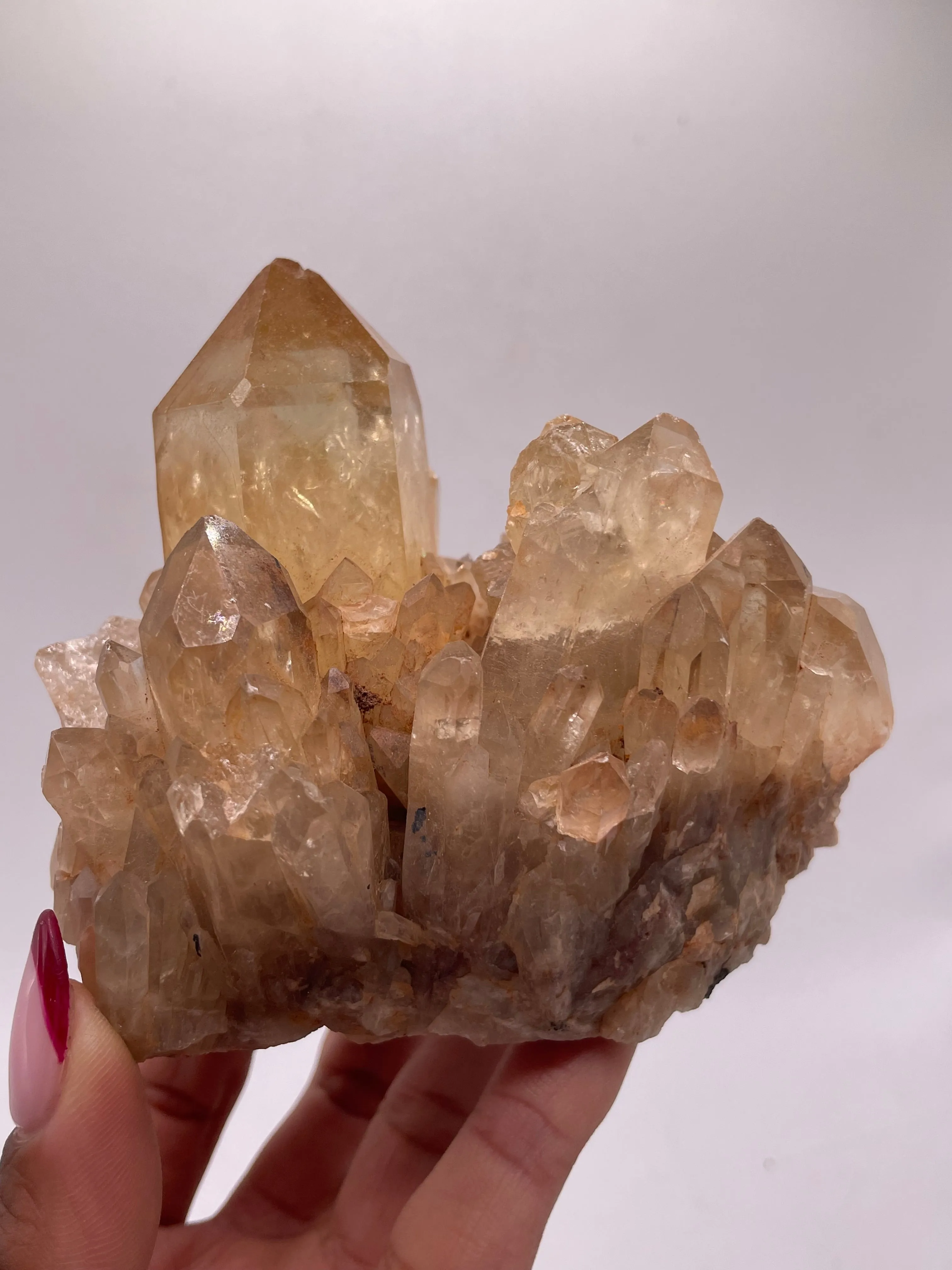 Kundalini Citrine - 8 Pieces Wholesale flat from Lwena, DR of Congo (3.416kg)