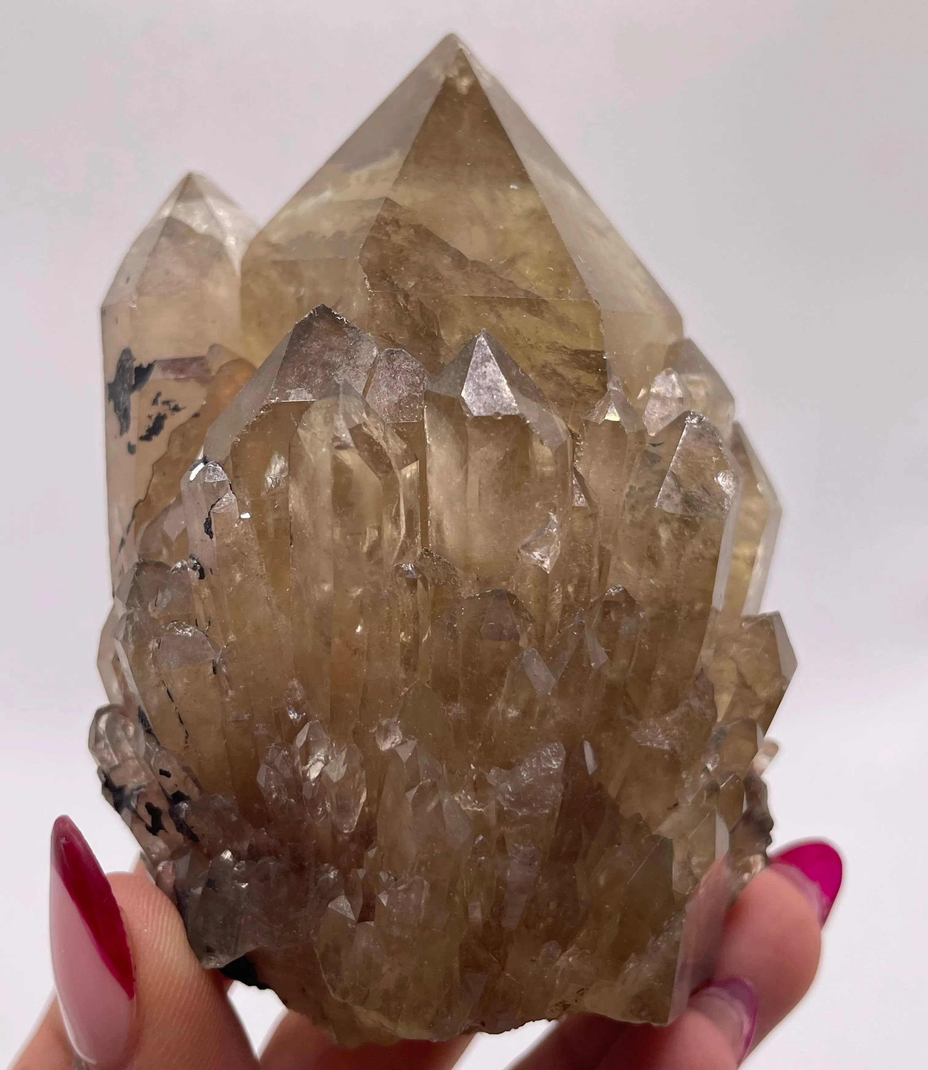 Kundalini Citrine - 8 Pieces Wholesale flat from Lwena, DR of Congo (3.416kg)