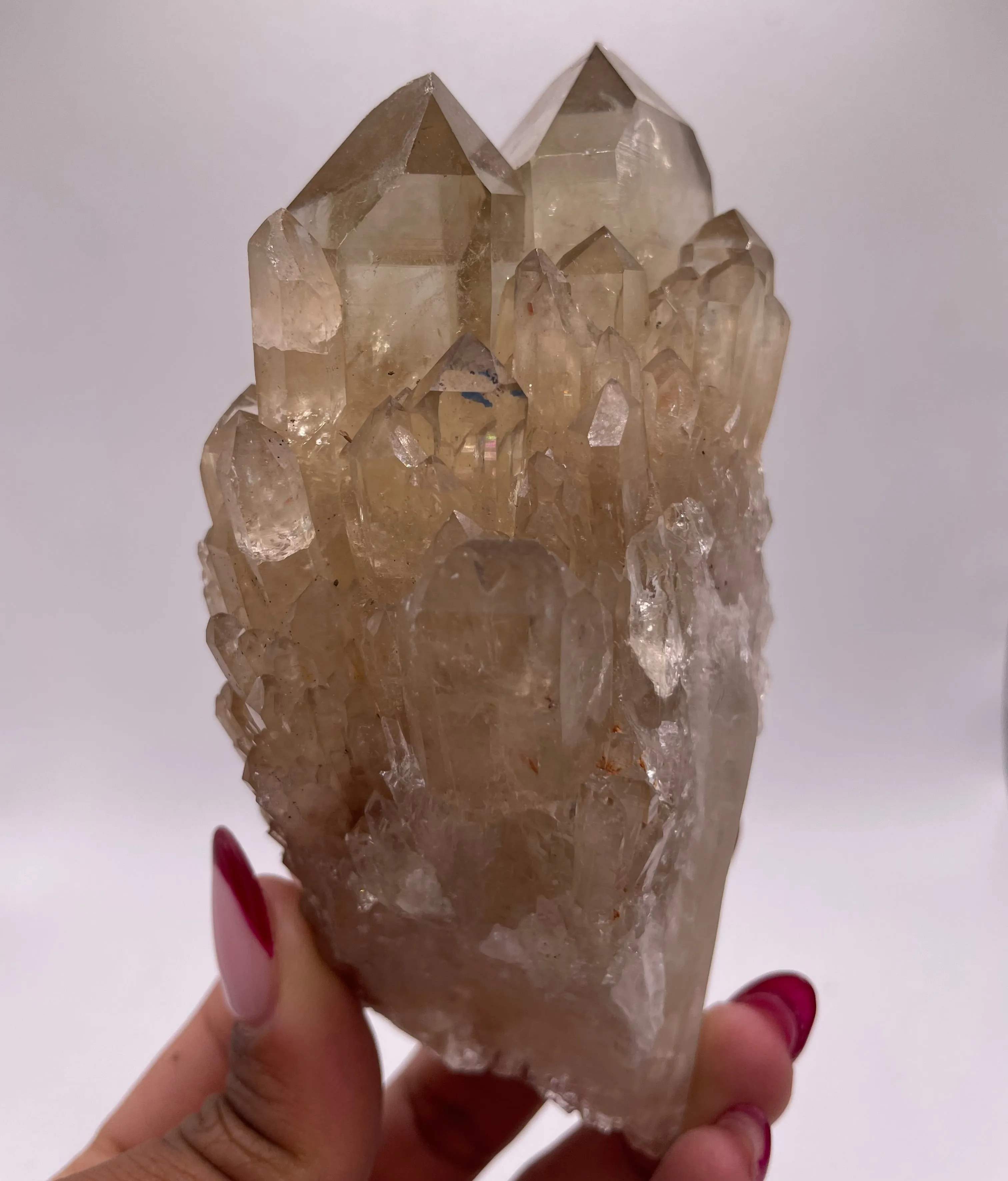 Kundalini Citrine - 8 Pieces Wholesale flat from Lwena, DR of Congo (3.416kg)