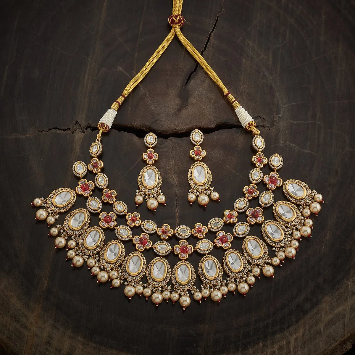 Kundan Necklace 165822