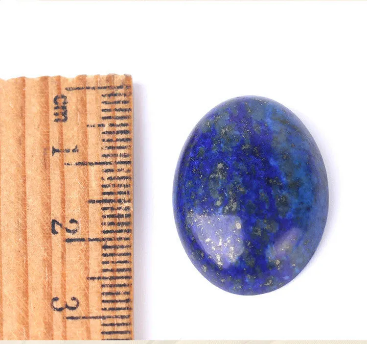 Lapis lazuli ring jewelry semi-finished bare stone