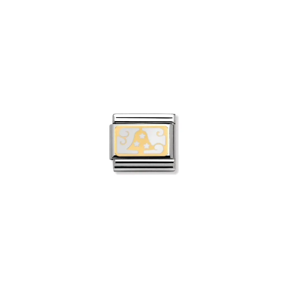 Nomination Classic Christmas Bell Link - Gold ~ 030160/02