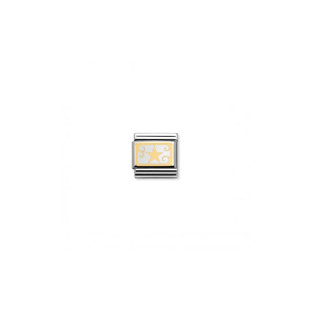 Nomination Classic Christmas Star Link - Gold ~ 030160/06