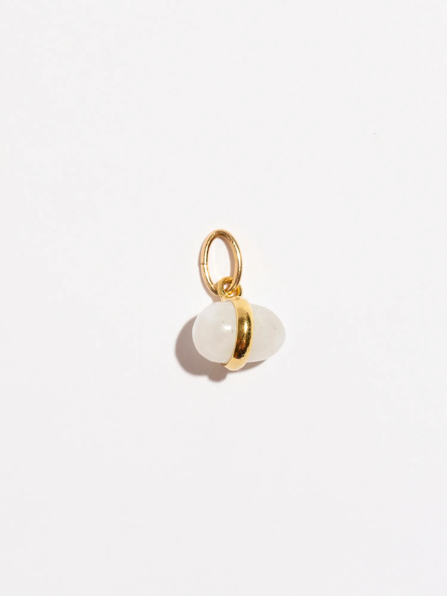 Olivia Moonstone Egg Pendant Necklace