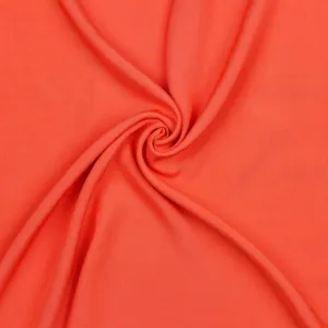 Plain Viscose : Radiance Coral