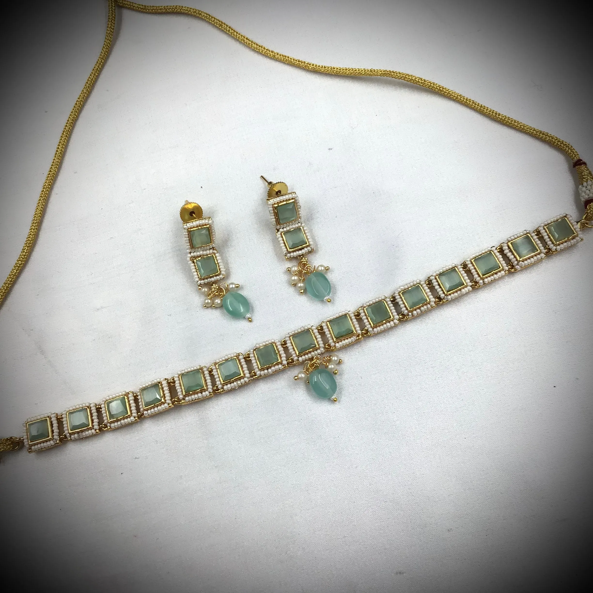 Polki Choker Set 1421-21