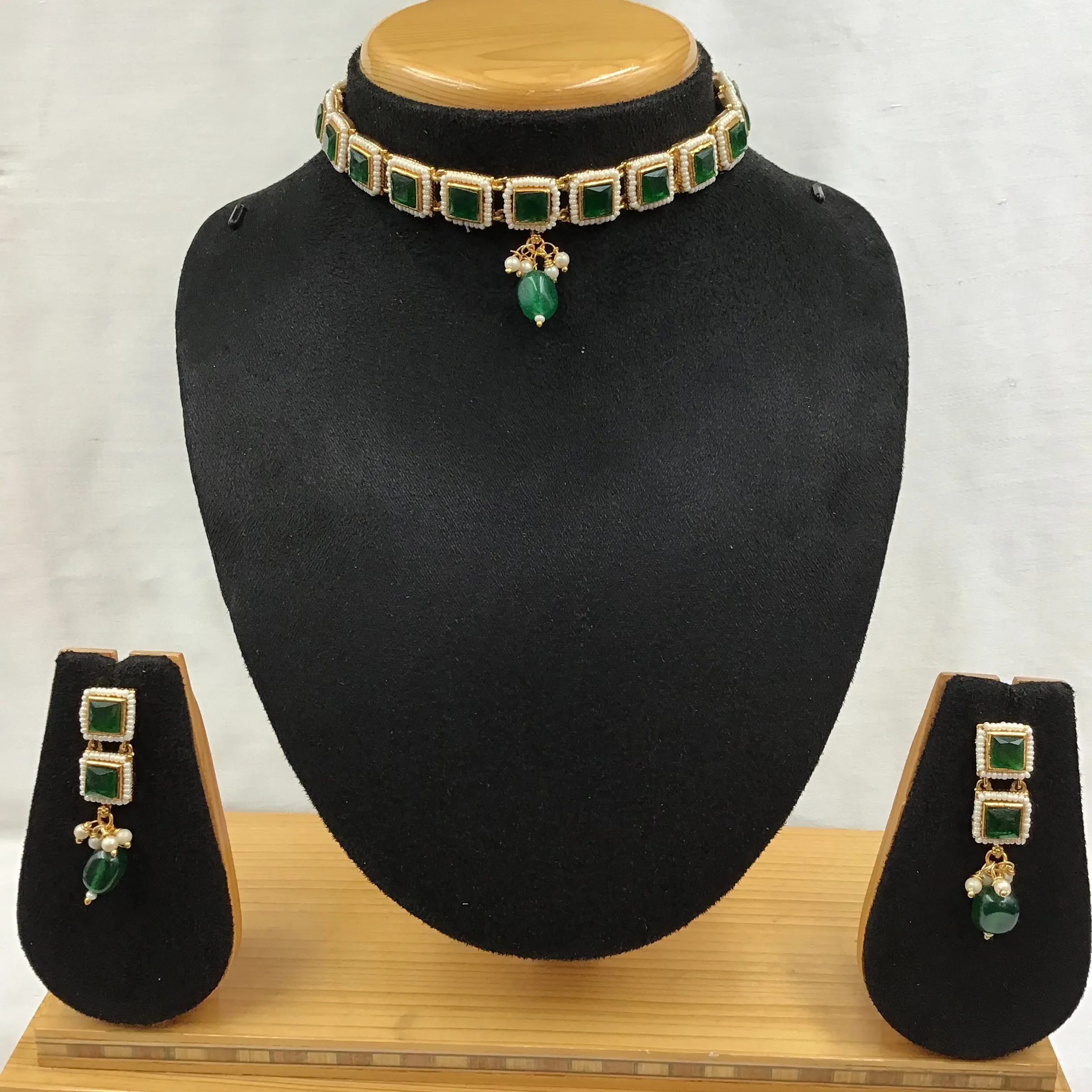 Polki Choker Set 1421-21