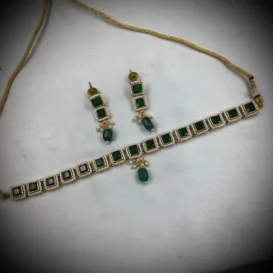 Polki Choker Set 1421-21