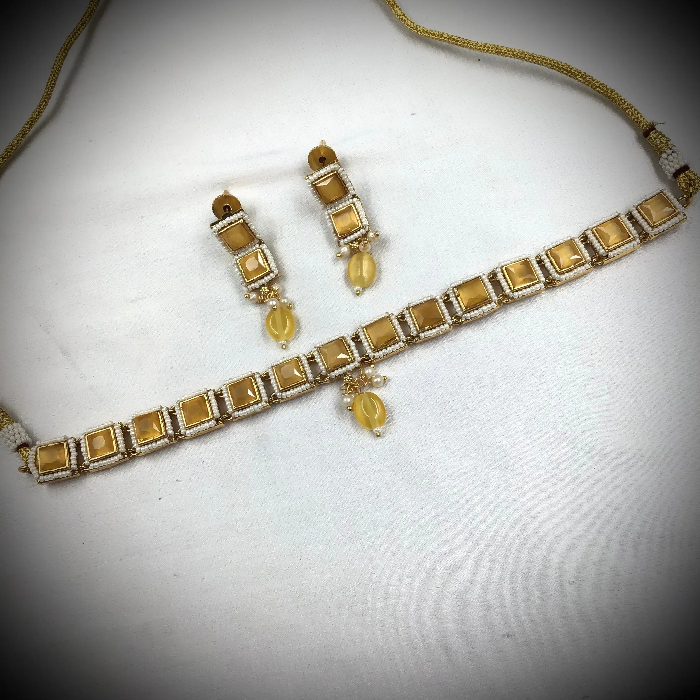 Polki Choker Set 1421-21
