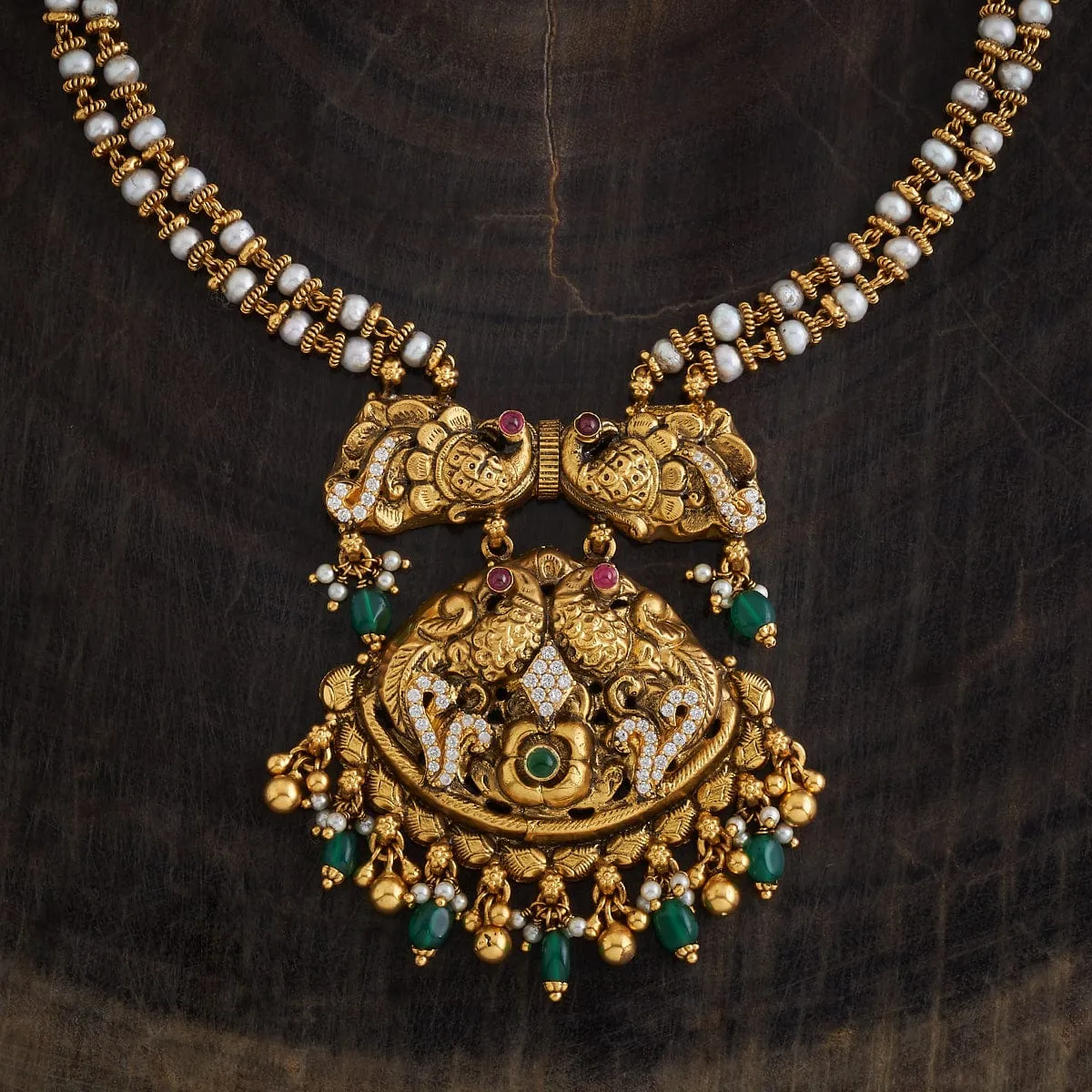 Silver Temple Necklace 173659