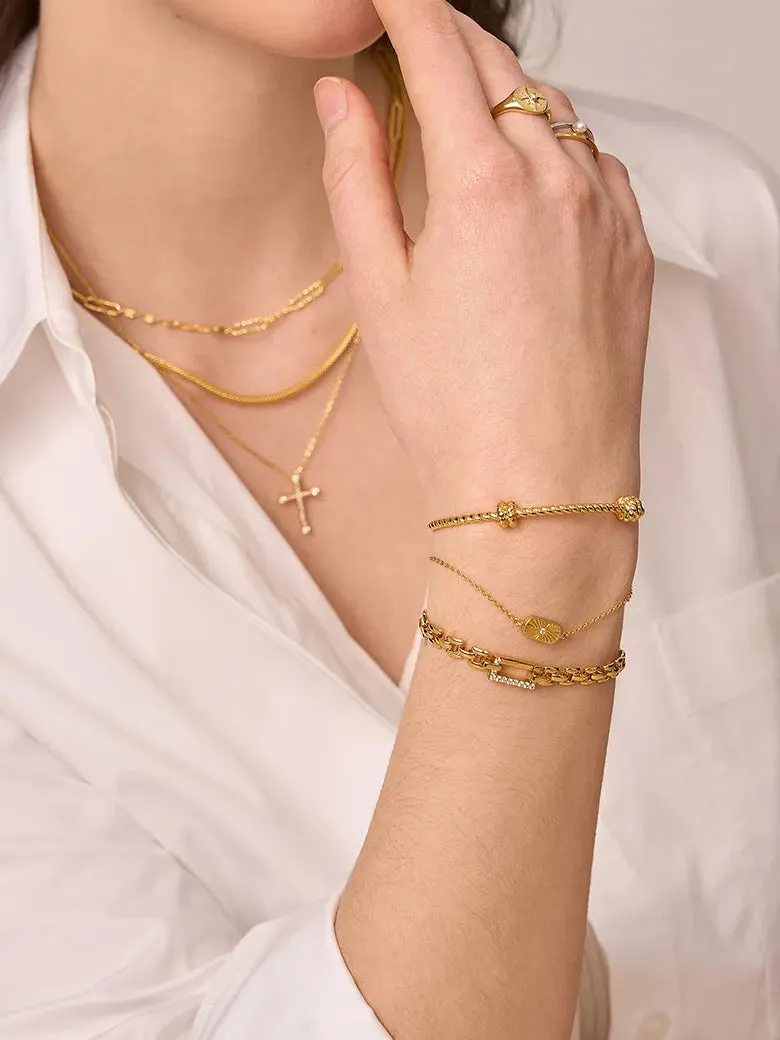 Stellar Diamond Engravable Bracelet