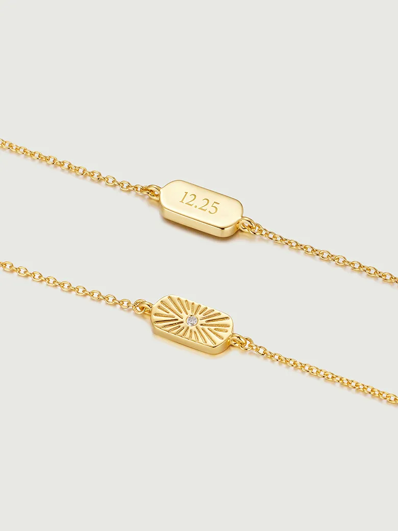 Stellar Diamond Engravable Bracelet